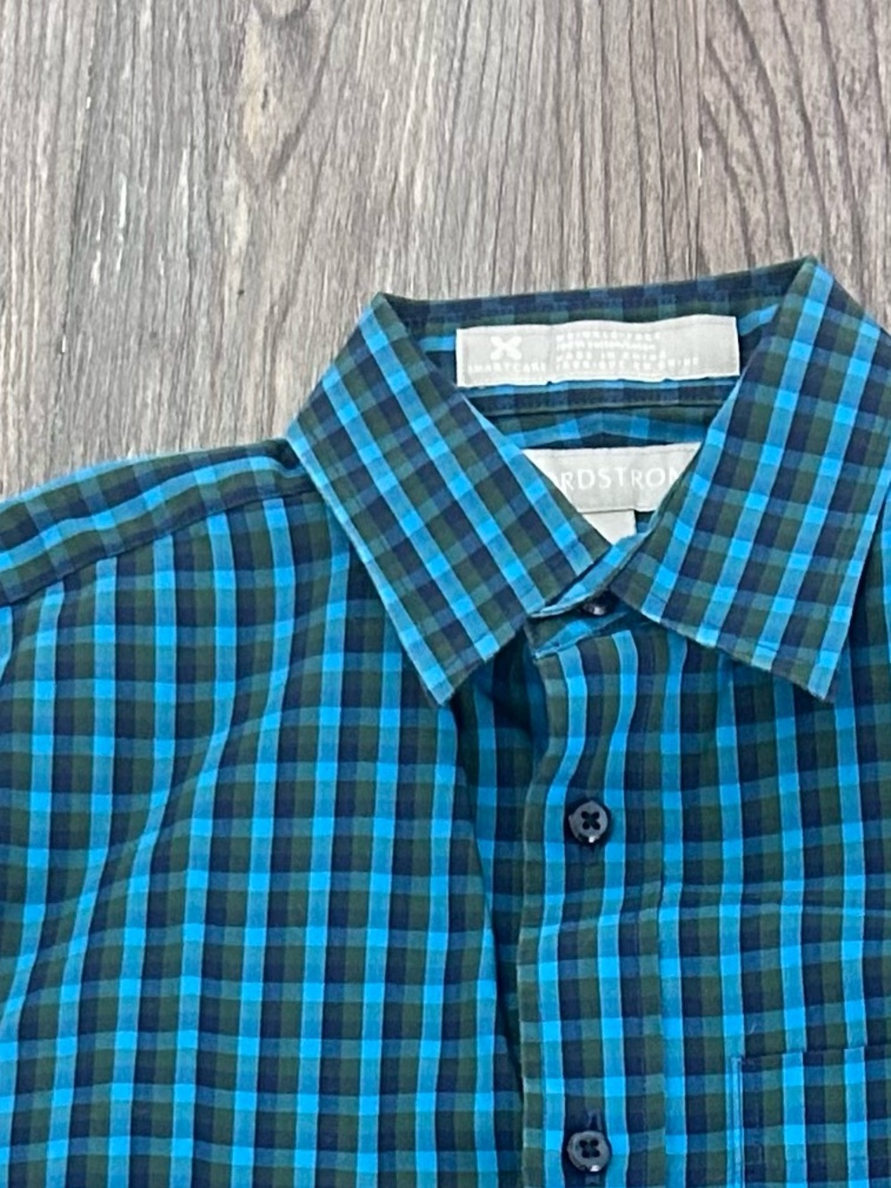 Nordstrom Boys button down shirt size 10 - Picture 3 of 3